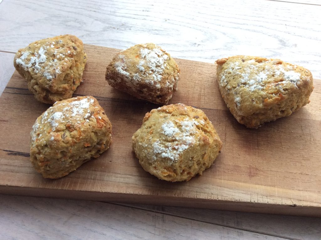 glutenfri gulerodsboller