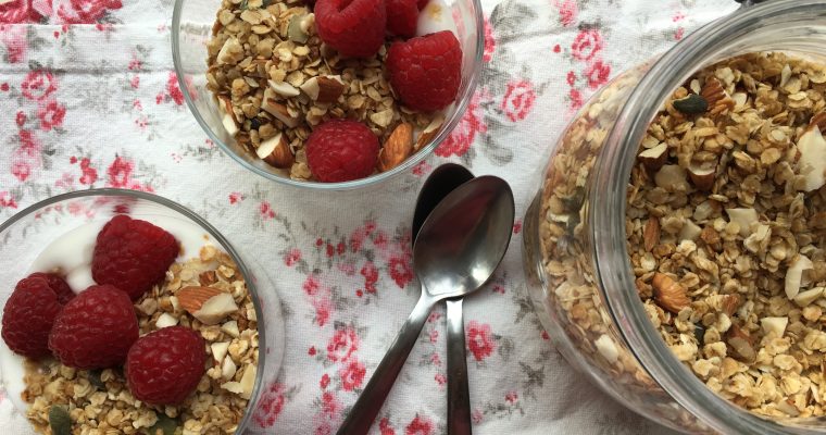 Glutenfri müsli med vanilje