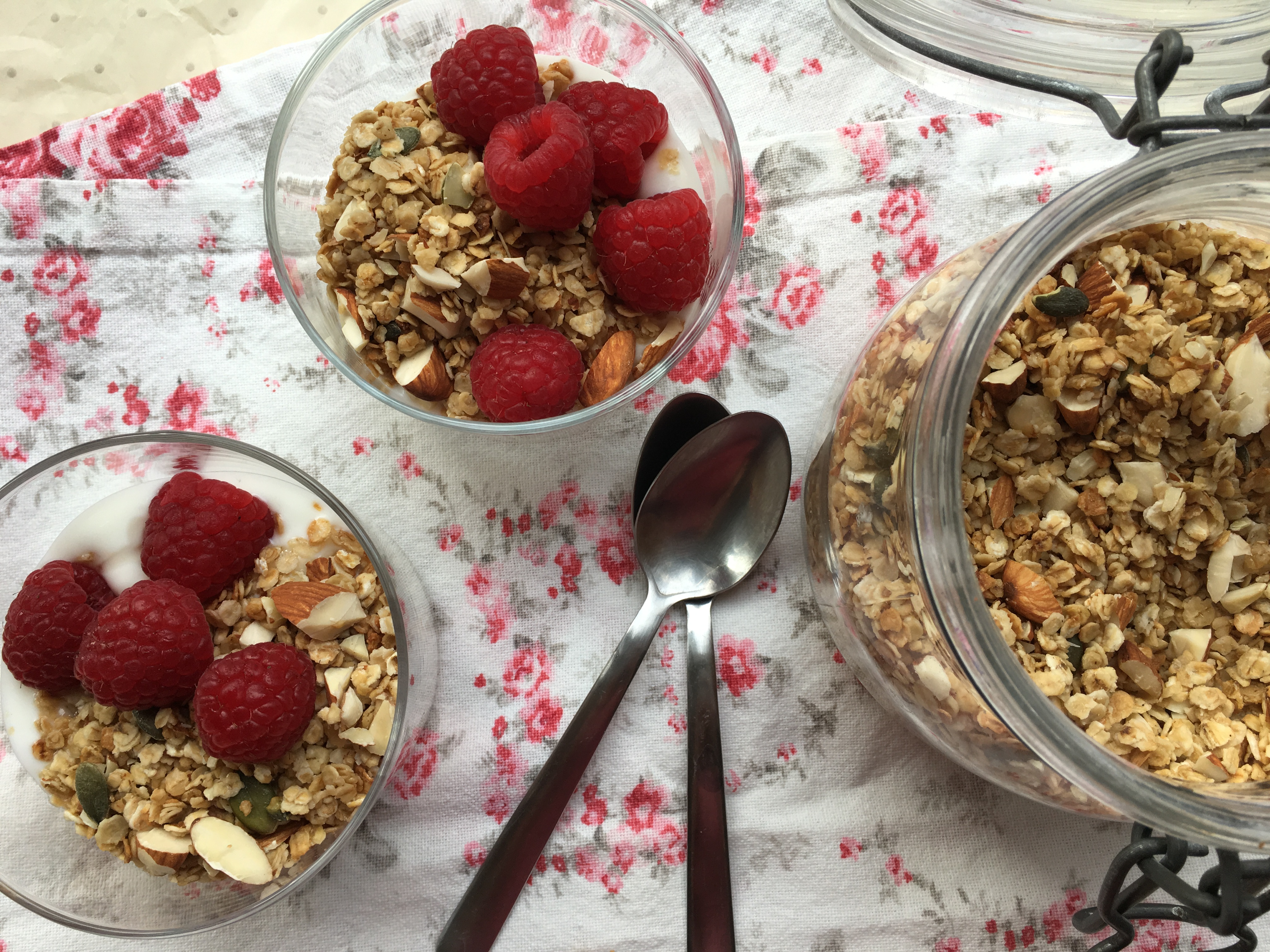 Glutenfri müsli med vanilje